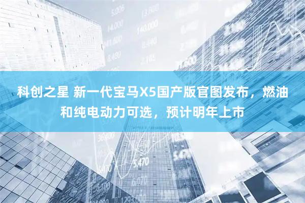 科创之星 新一代宝马X5国产版官图发布，燃油和纯电动力可选，预计明年上市